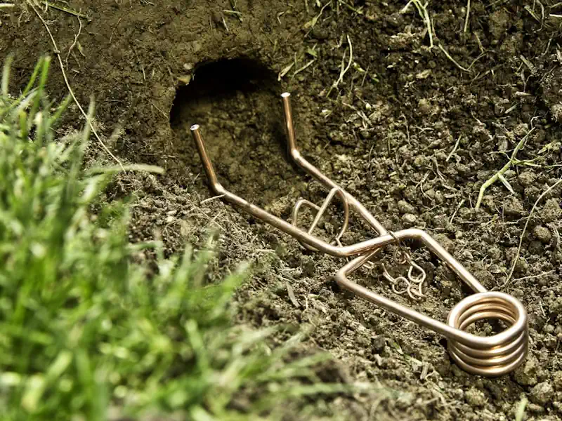 Pièges mécaniques à taupes utilisés par notre taupier à Amberre